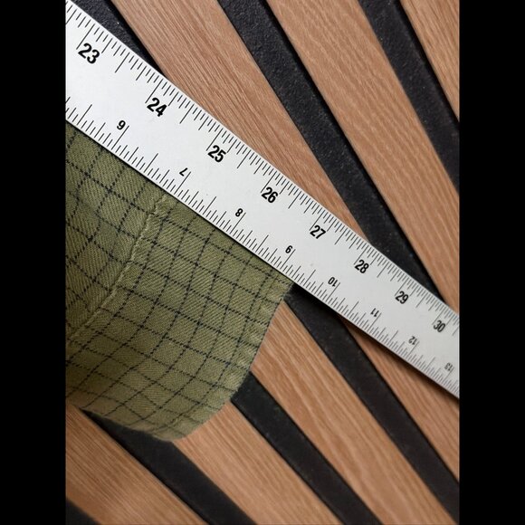 Marine Layer Shirt Large Men Green Blue Long Sleeve Check Print Pocket Button Up - Picture 5 of 8